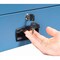 Global Industrial Counter Top CRT Security Computer Cabinet, Blue, 24-1/2W x 22-1/2D x 27H 607294BL - alternate 2